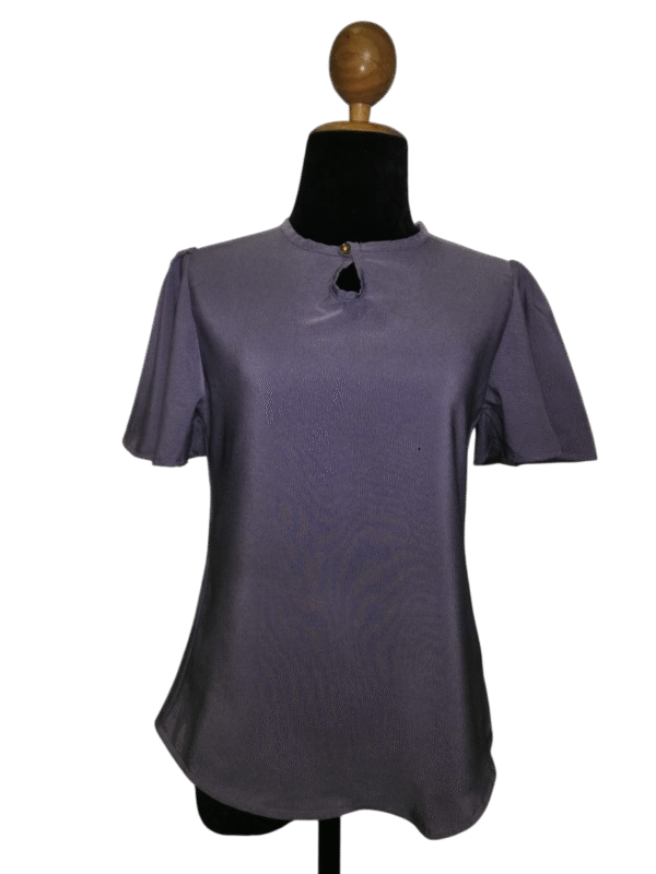 luxedevo elegant keyhole blouse