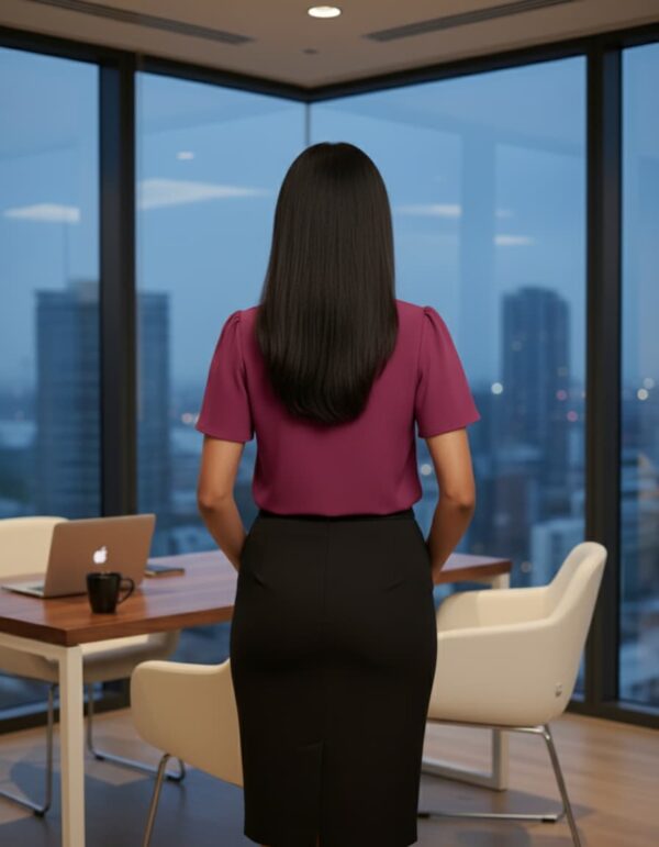 fuchsia elegance keyhole top